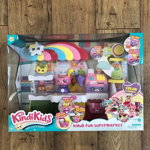 kindi kids supermarket playset